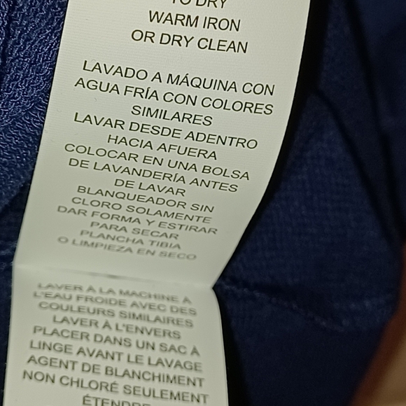 MICHAEL KORS MK LOGO TRUE NAVY SHORTS ROMPER W/ HO - Picture 9 of 16